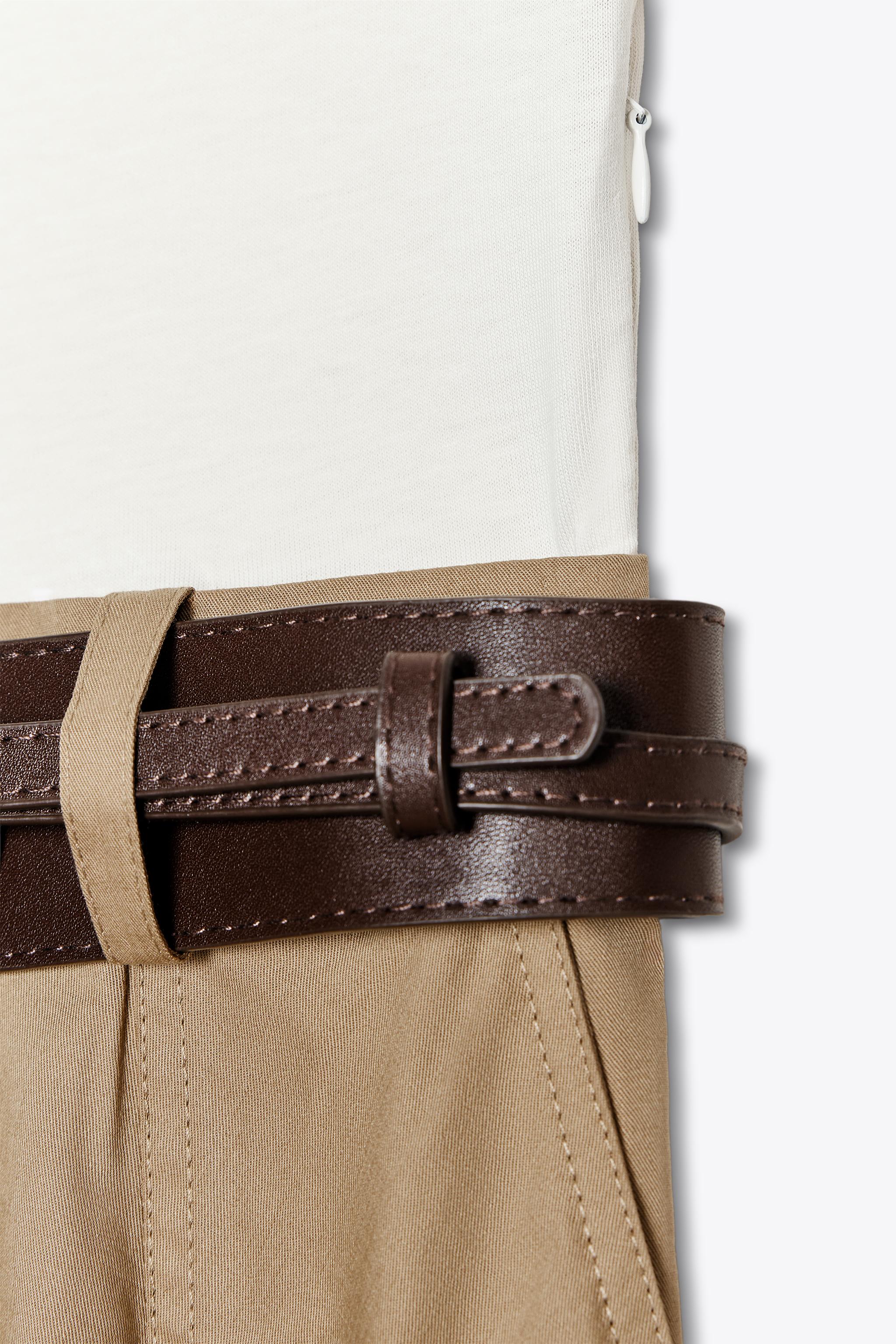 COMBINATION BELTED DRESS